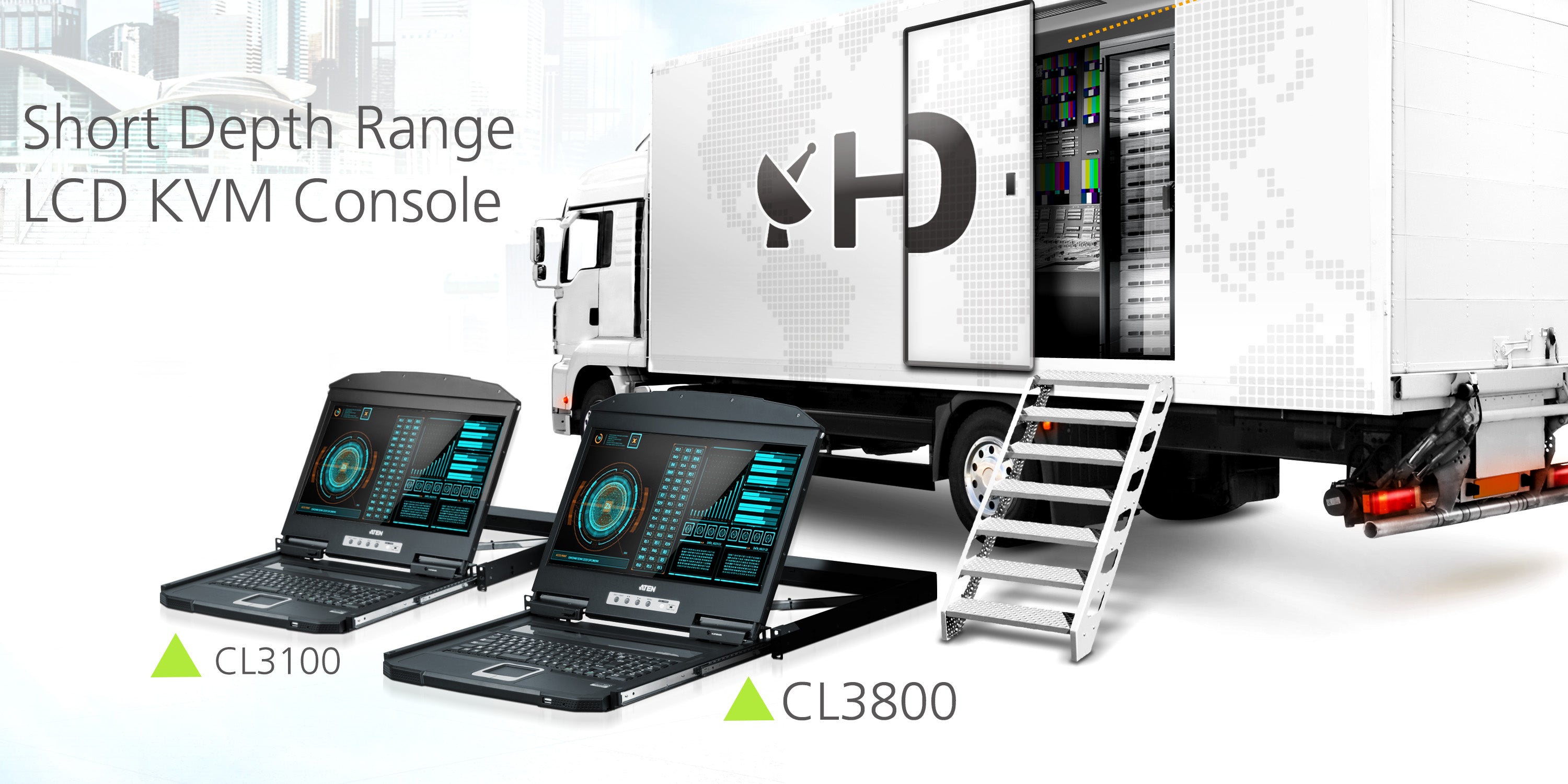 Short Depth LCD KVM Series