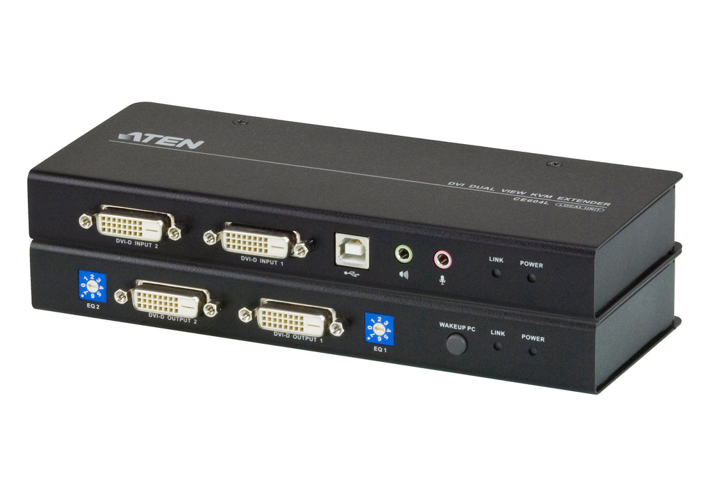 CE604 DVI Dual View KVM Exetender