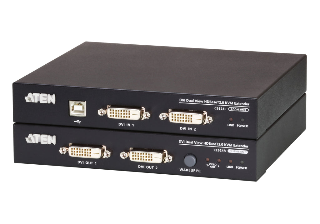 CE624 DVI USB Dual View HDbaseT Extender