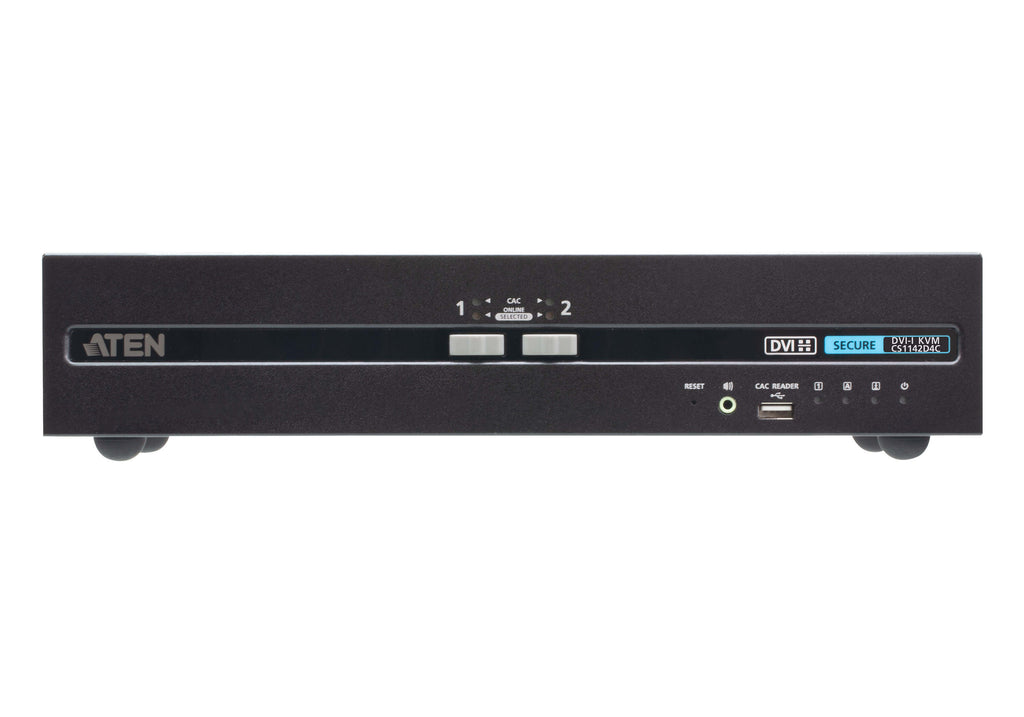 CS1142D4C 2P USB Dual DVI PP4 Secure KVM CAC