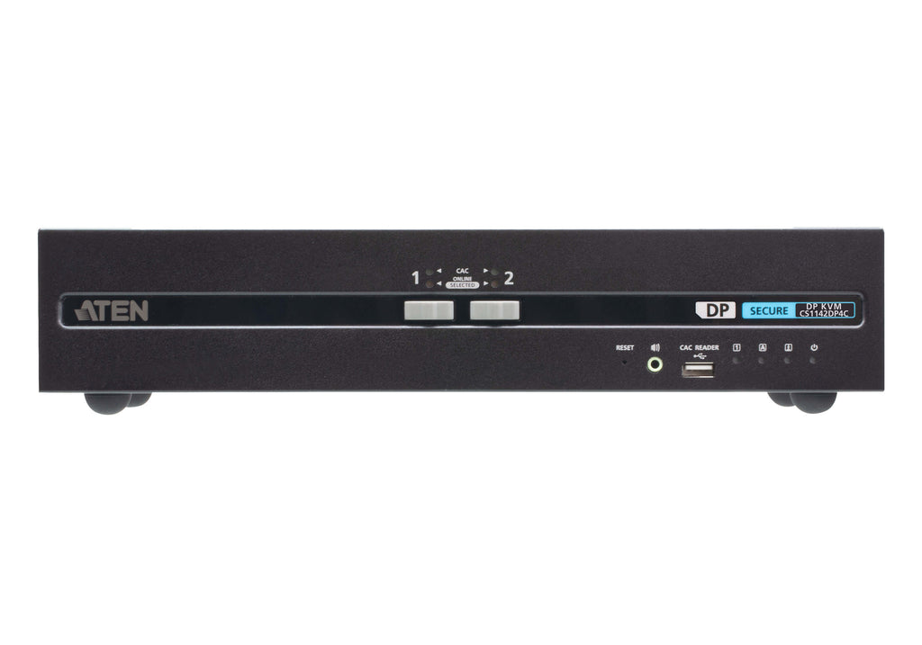 CS1142DP4C 2P USB Dual DP PP4 Secure KVM CAC
