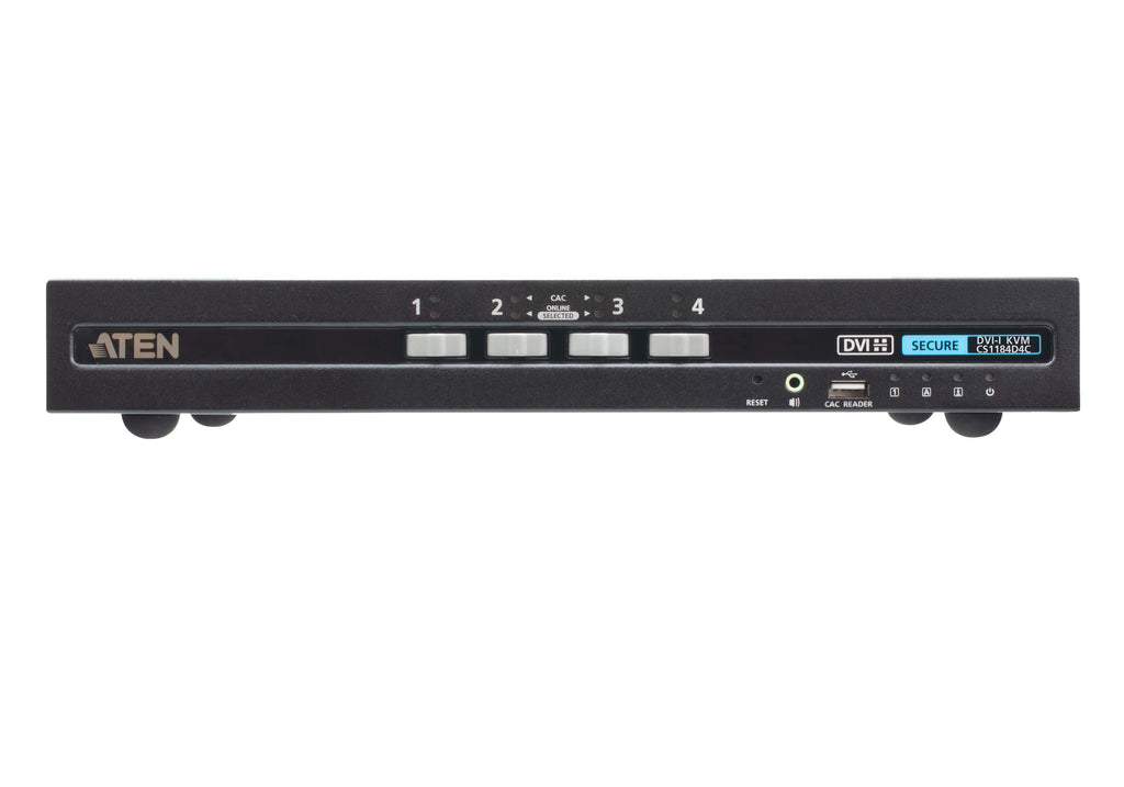CS1184D4C 4P USB Single DVI PP4 Secu KVM CAC