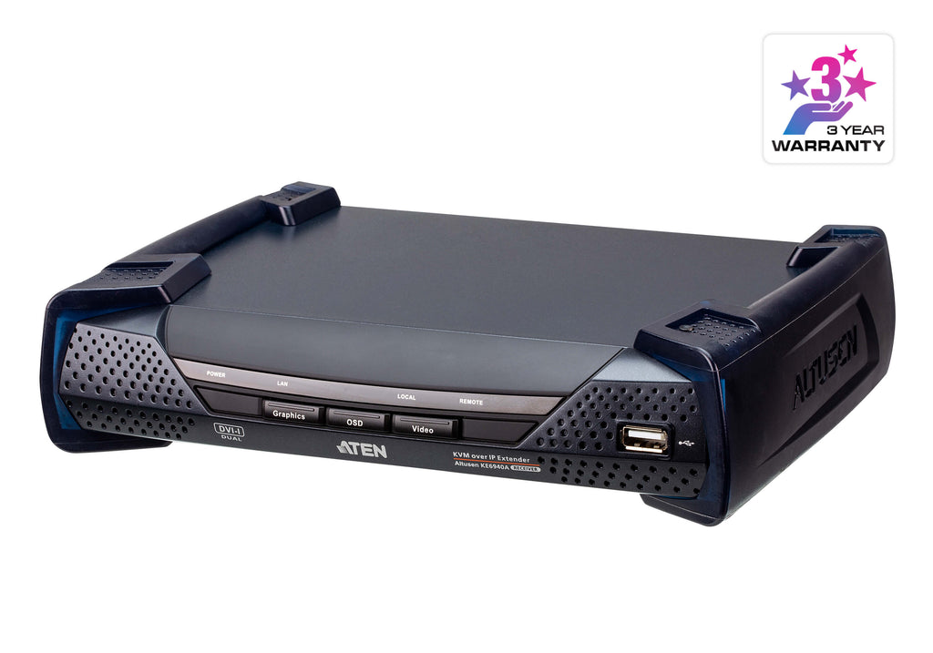 KE6940AR Dual DVI KVM/IP Rx