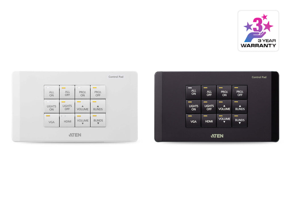 VK0200 8 button Control Pad 2Gang W