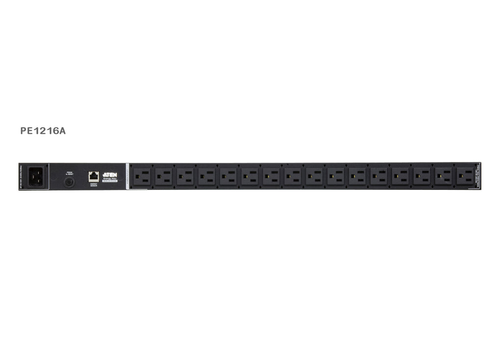 PE1216G 16A 16 Outlet Metered PDU