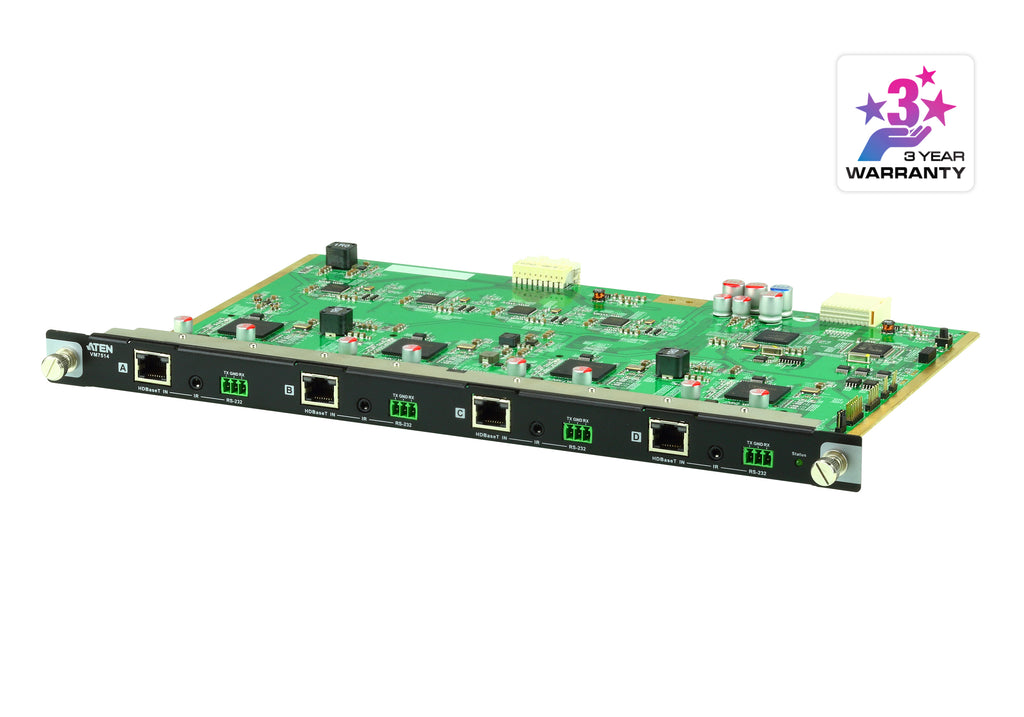 VM7514 4 port HDBaseT Input Board
