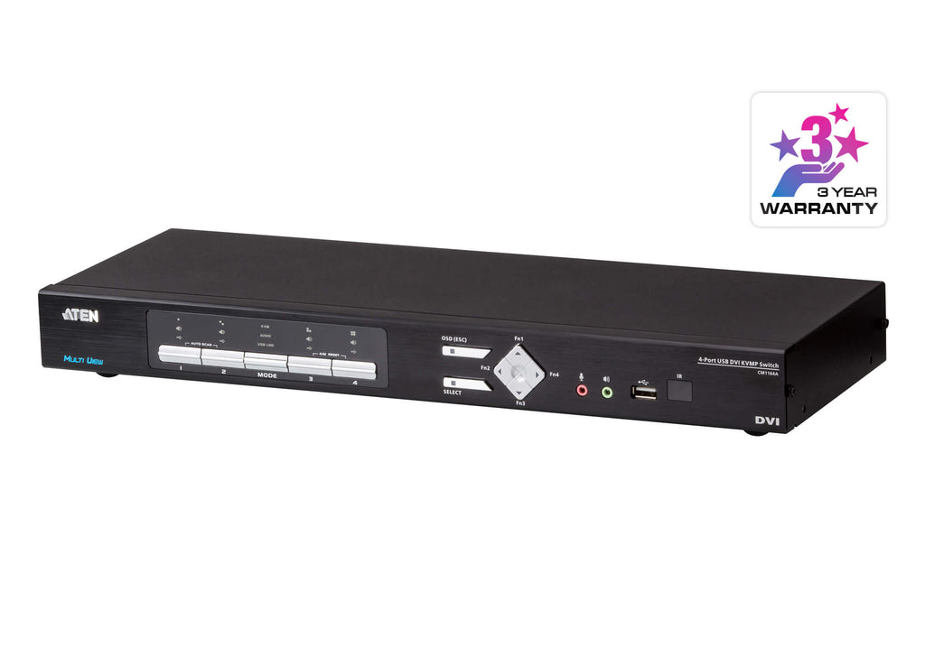 CM1164A 4-Port DVI Multi-View KVMP