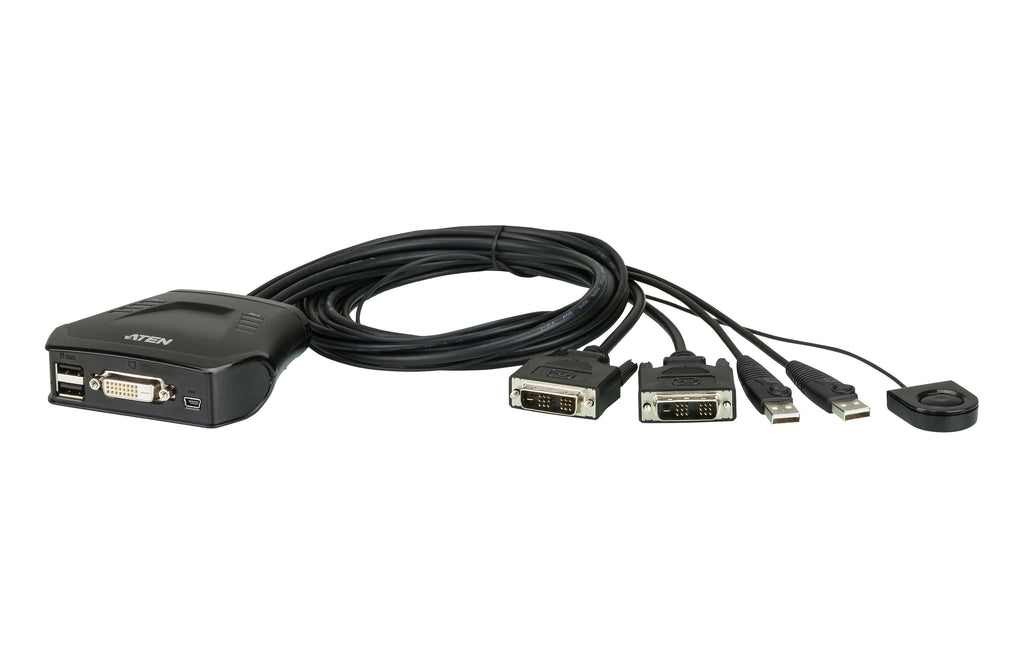 CS22D 2 Port DVI Cable KVM no Audio