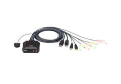 CS22DP 2 Port DP Cable KVM with Audio