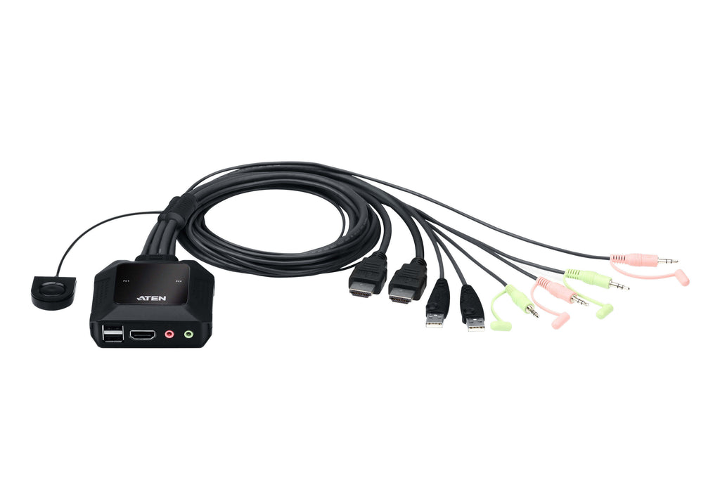 CS22H 2 Port HDMI Cable KVM with Audio