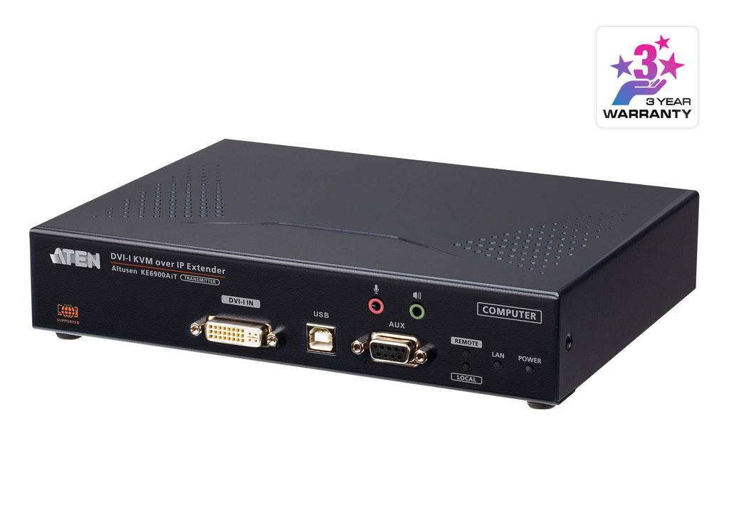 KE6900AIT DVI-I Single Display KVM over IP Tx