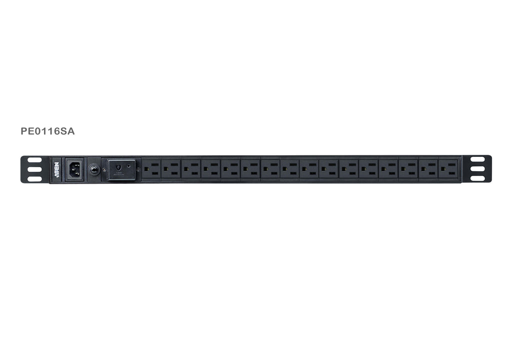 PE0116SG 10A 16-Outlets 0U Basic PDU Surge